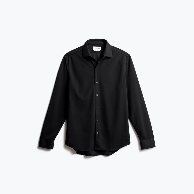 Men's Apollo Shirt - Black (Non-Brushed)