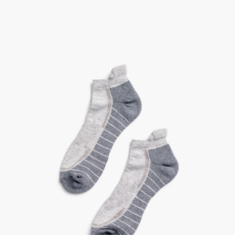 Atlas Ankle Sock - Stone/Light Grey