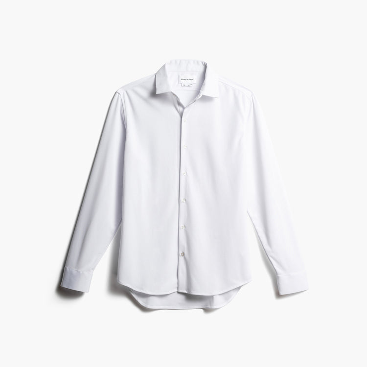 Men's Apollo Shirt - White Non-Brushed