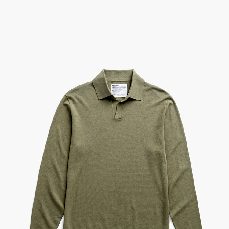 Men's Atlas Air Polo Sweater - Olive