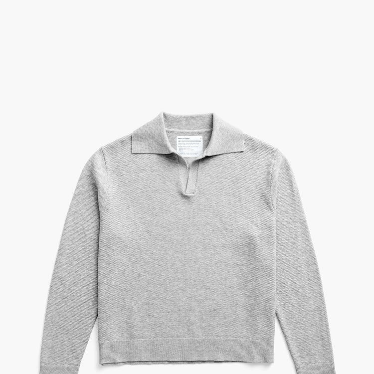 Women's Labs Atlas Polo Sweater - Silver
