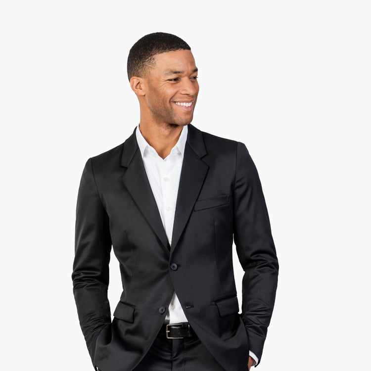 Men's Velocity Merino Suit Jacket - Charcoal
