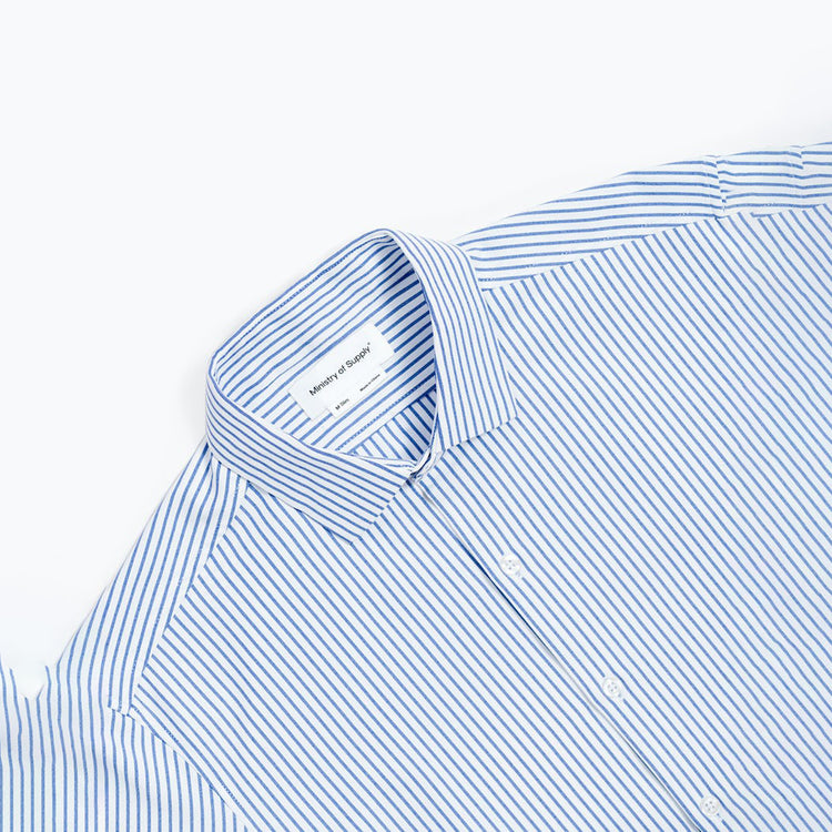 Men's Aero Zero Dress Shirt - Navy Stripe