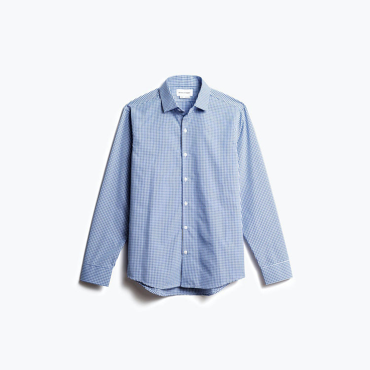 Men's Aero Zero Dress Shirt - Blue Box Plaid