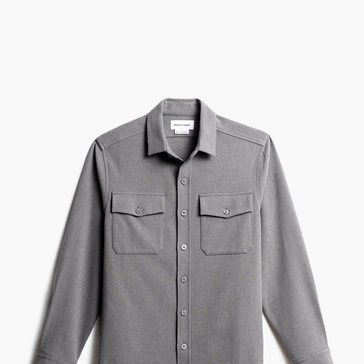 Men's Fusion Overshirt - Flint Grey