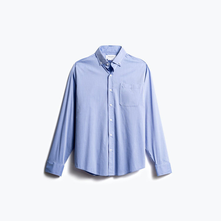 Men's Gemini Woven Shirt - Solid Blue