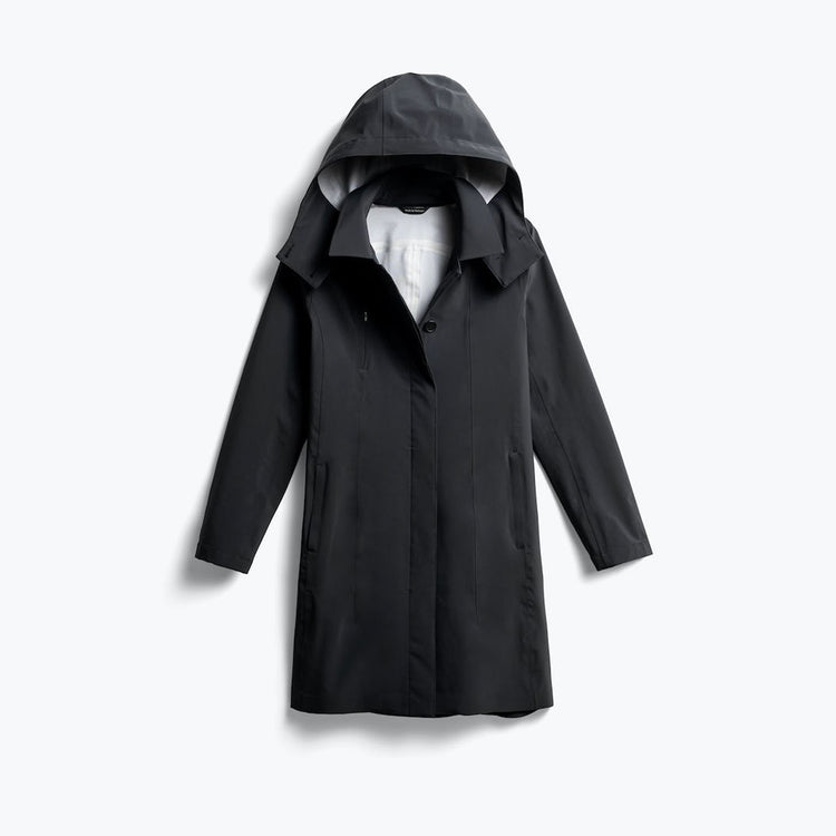 Women's Doppler Mac Raincoat - Black