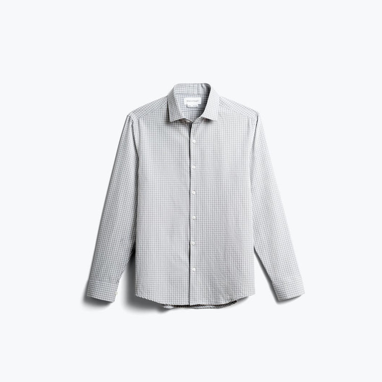 Men's Aero Zero Dress Shirt - Grey Grid