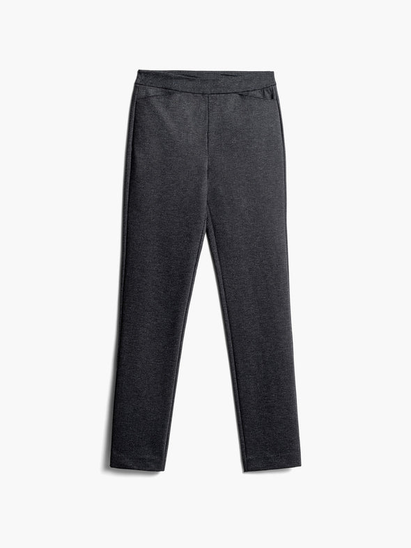 Women's Fusion Straight Leg Pant - Grey Heather Houndstooth