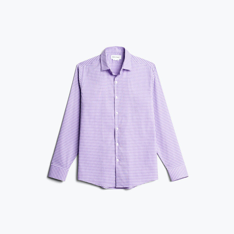 Men's Aero Shirt - Lavender Quad Grid