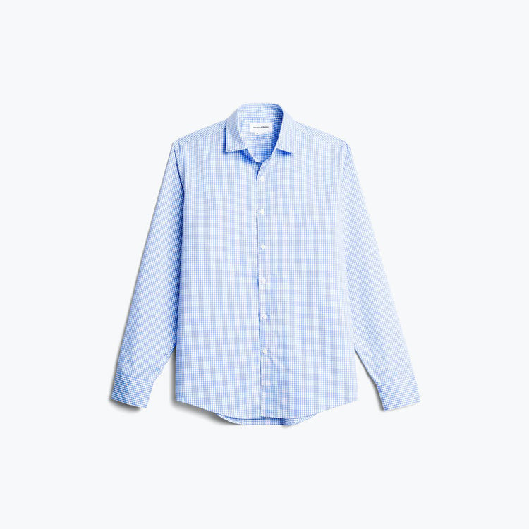 Men's Aero Shirt - Sky Blue Grid