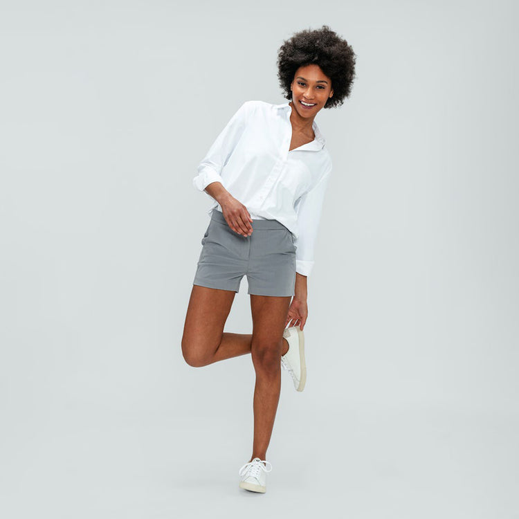 Women's Pace Chino Shorts (formerly Momentum) - Light Grey