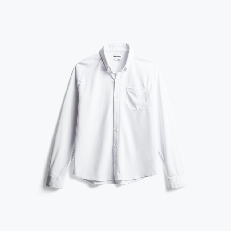 Men's Apollo Raglan Sport Shirt - White