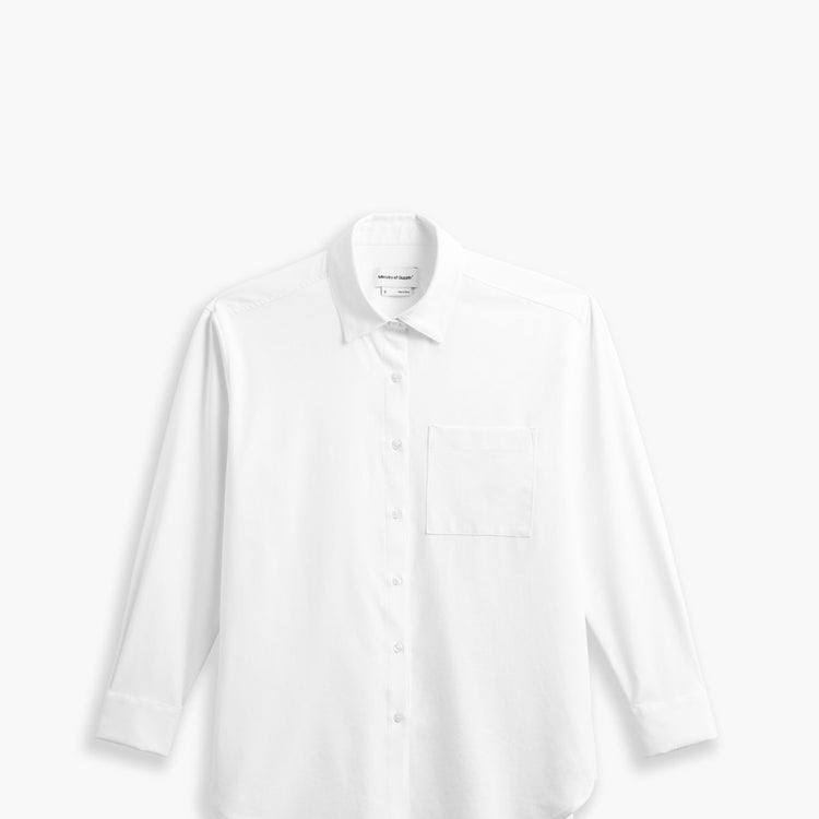 Women's Aero Zero Oversized Shirt - White (1B)