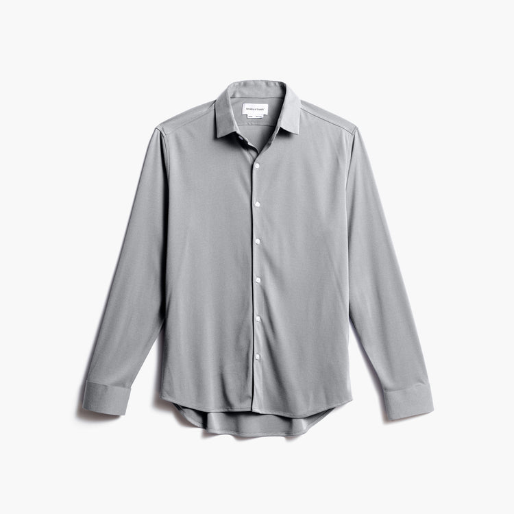 Men's Apollo Dress Shirt - Grey Oxford (Brushed)
