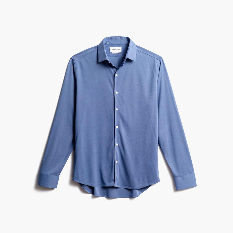 Men's Apollo Dress Shirt - Ocean Oxford (Brushed)