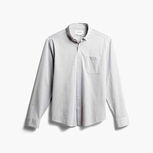 Men's Gemini Knit Shirt - Grey Stripe