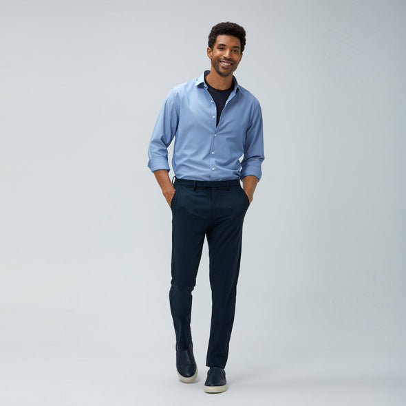 Men's Aero Zero Dress Shirt - Blue Oxford 2.0