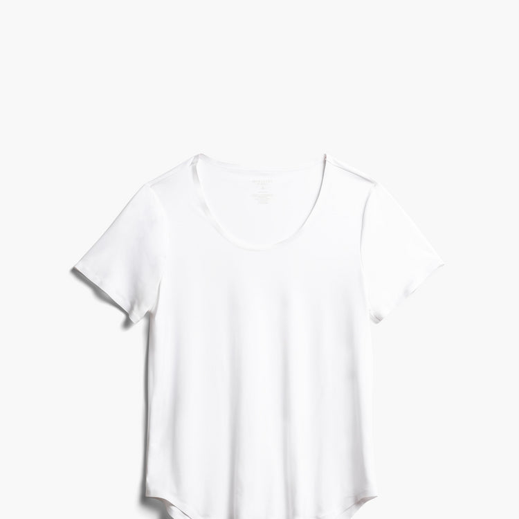 Women's Luxe Touch Tee - White (WE2)