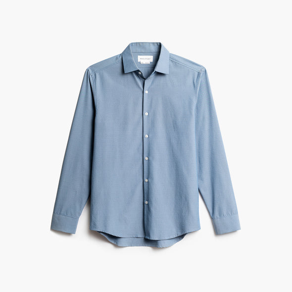 Men's Aero Zero Dress Shirt - Blue Oxford