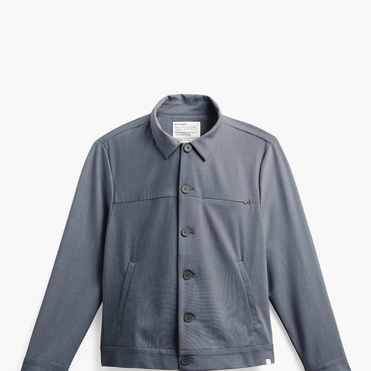 Men's Velocity Shirt Jacket - Soft Granite