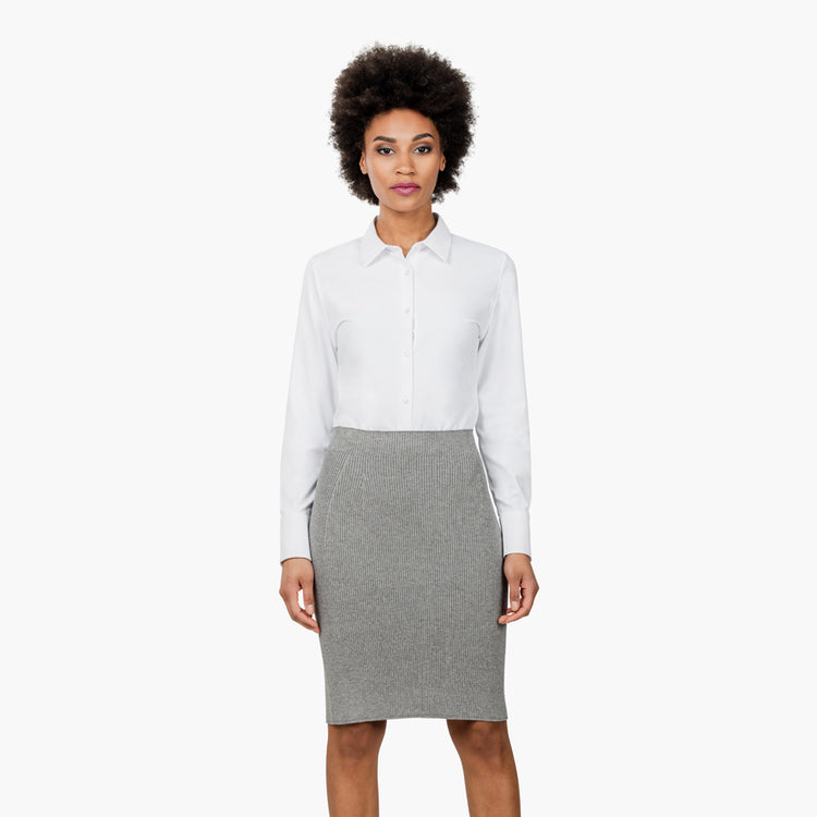 3D Print–Knit Skirt - Light Grey